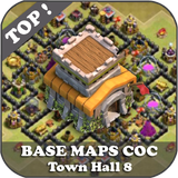 Лучшие базовые карты COC TH 8 иконка