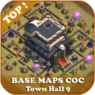 Top Base Maps COC TH 9 icône