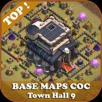 Top Base Maps COC TH 9 Affiche