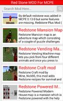 Redstone Mod for MCPE capture d'écran 2
