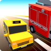 ”Blocky Racer Traffic Rush 2018