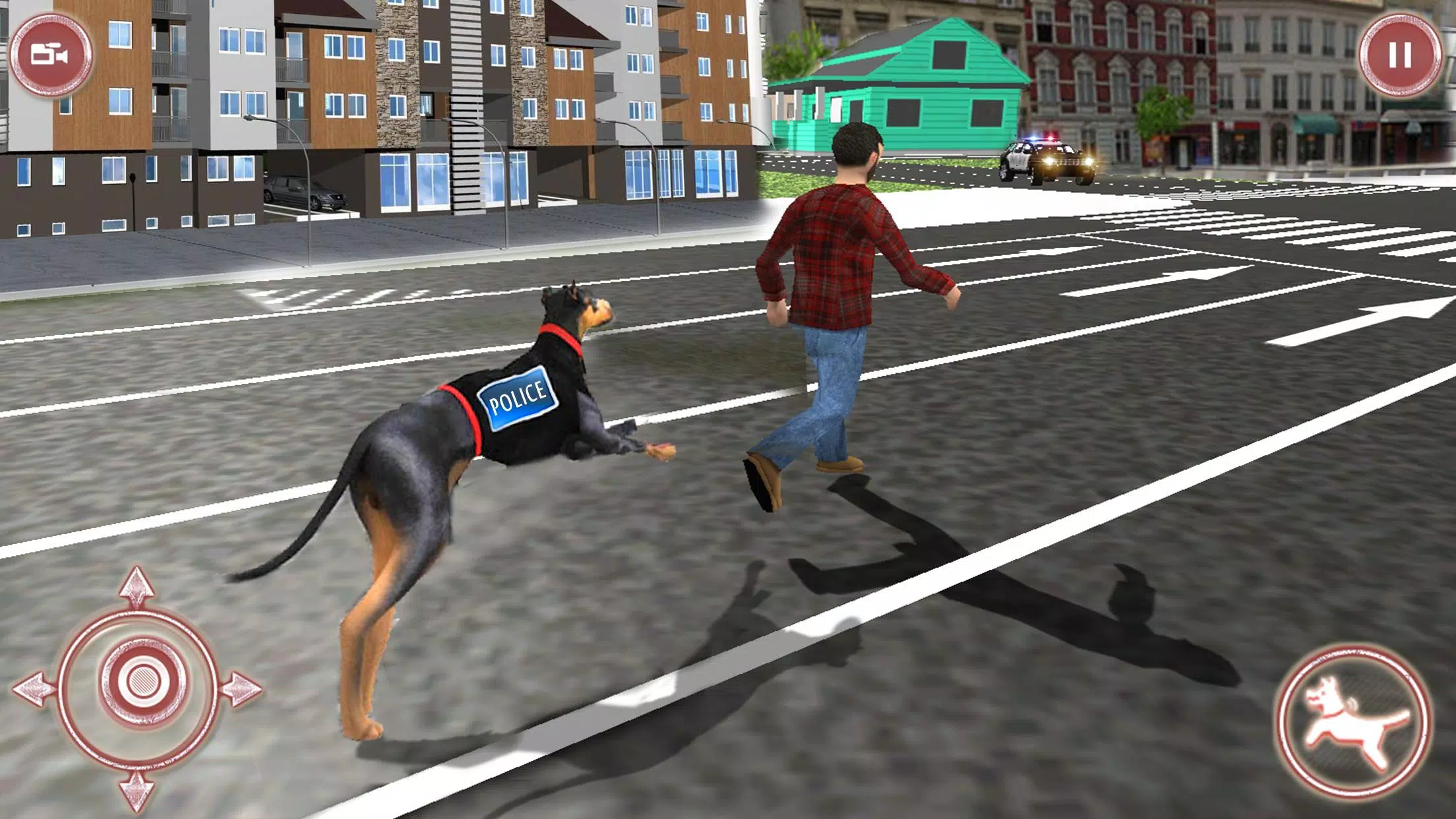 Download do APK de Cachorro correr atrás Jogos : Polícia Crime