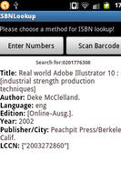 ISBN Lookup capture d'écran 2