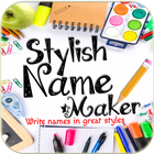 Stylish Name Maker 3D icône