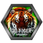 3D Tigers icône