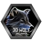 3D Wolf Wallpapers icône