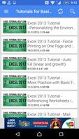 Tutorial For Excel 2013 স্ক্রিনশট 3