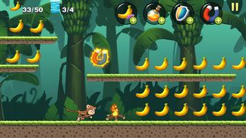 Banana Monkey - Banana Jungle تصوير الشاشة 2