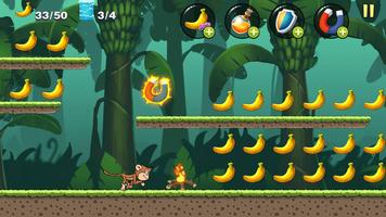 Banana Monkey - Banana Jungle capture d'écran 2