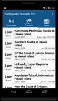 1 Schermata Earthquake Tsunami Pro