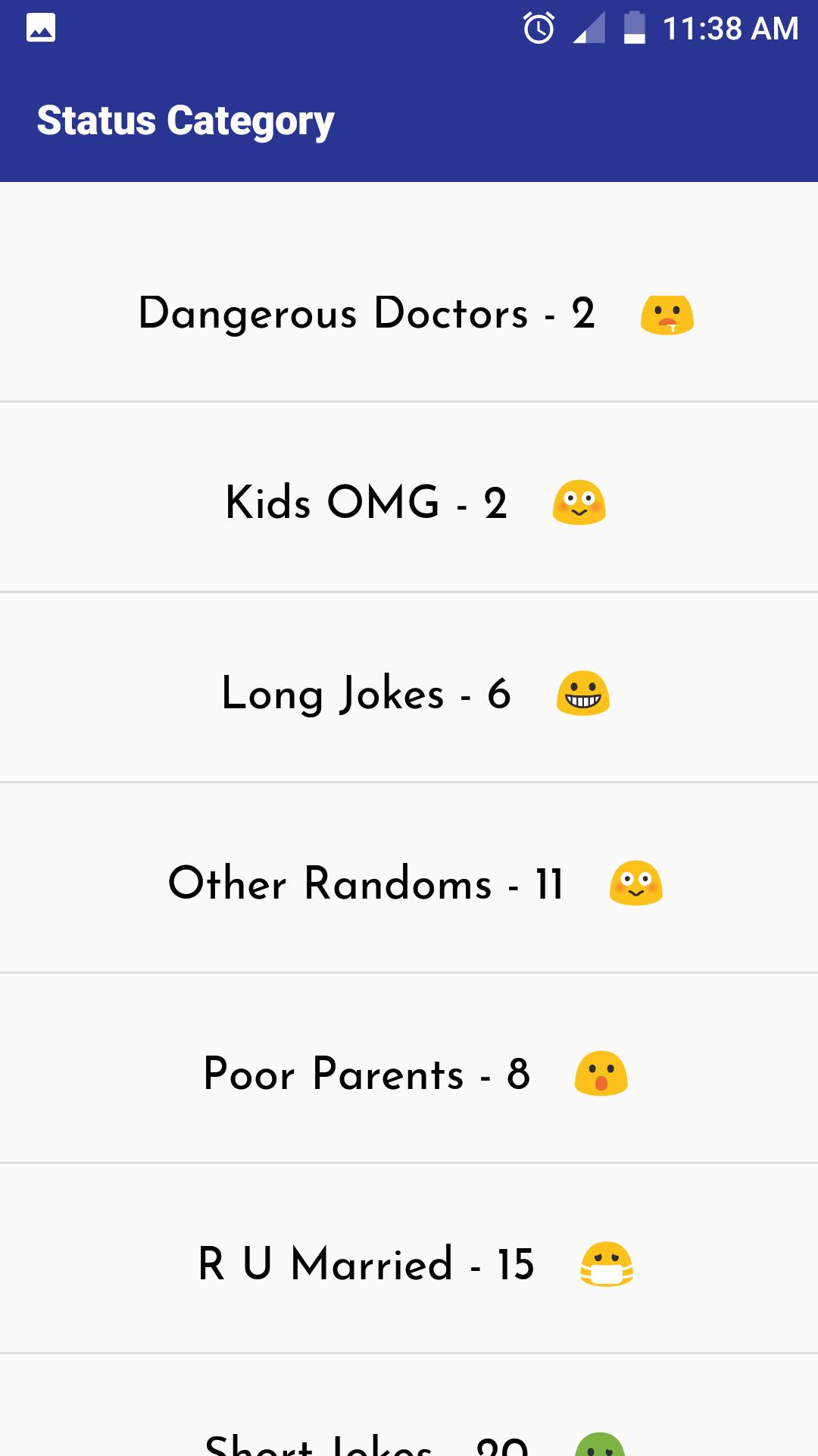 ดาวน์โหลด Jokes Funny Hindi English WhatsApp Facebook APK สำหรับ Android ดาวน์โหลด Jokes Funny Hindi English WhatsApp Facebook APK สำหรับ Android