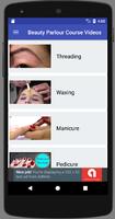 Beauty Parlour Course Videos ภาพหน้าจอ 1