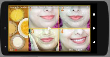 Facial Steps/Tips Telugu ముఖ అలంకరణ చిట్కాలు imagem de tela 2