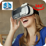VR videos 360° アイコン