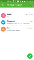 Fast Whatsapp Telegram (Best messenger) स्क्रीनशॉट 1