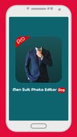 Men Suit Photo Editor Pro постер