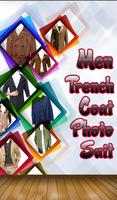 Men Trench Coat Photo Suit پوسٹر