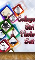 College Girl Photo Suit Affiche