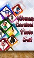 Woman Carnival Photo Suit Affiche
