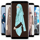 Teen Muslimah Cartoon icon