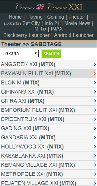 Jadwal Bioskop 21 Cineplex For Android Apk Download