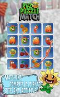 PVZ Match Puzzle Affiche