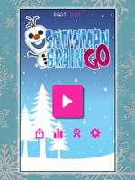 Snowman Frozen GO الملصق