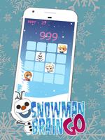 Snowman Frozen GO تصوير الشاشة 1