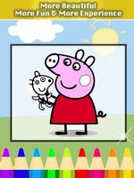 Coloring Game for Piggy Pink capture d'écran 1