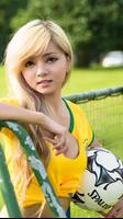 Soccer Girl Wallpapers Affiche