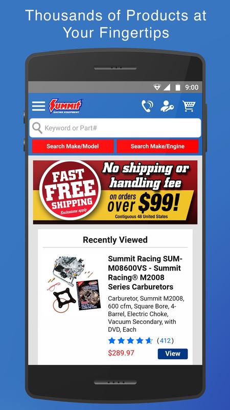 Summit racing app Nov 21, · Use the Summit Racing app to easily search for auto parts and accessories. Shop more than million auto and stock replacement parts from your mobile device. View the sale items, connect with our social media accounts, and read articles from OnAllCylinders. View your orders, request a catalog, and even watch our YouTube videos.4/4().