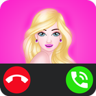 Fake Call Barbi (Prank) icône