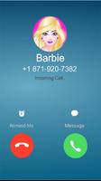 Fake Call Barbi (Prank) capture d'écran 1