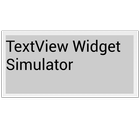 TextView Widget Simulator 圖標