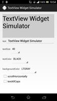 TextView Widget Simulator 海報