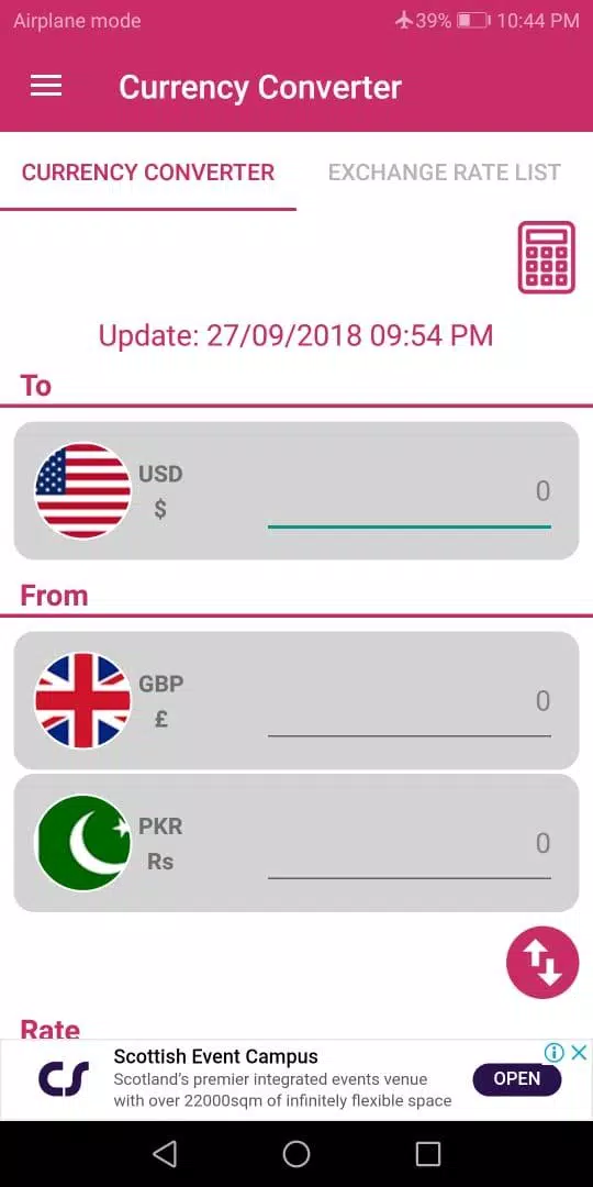 Pakistani Rupee US Dollar Converter - PKR & USD APK für Android