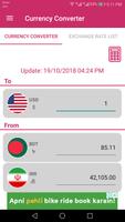 US Dollar To Bangladeshi Taka and IRR Converter capture d'écran 1