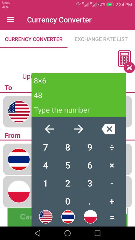 Us Dollar To Thai Baht And Poland Złoty Converter For Android Apk Us Dollar To Thai Baht And Poland Złoty Converter Screenshot 4