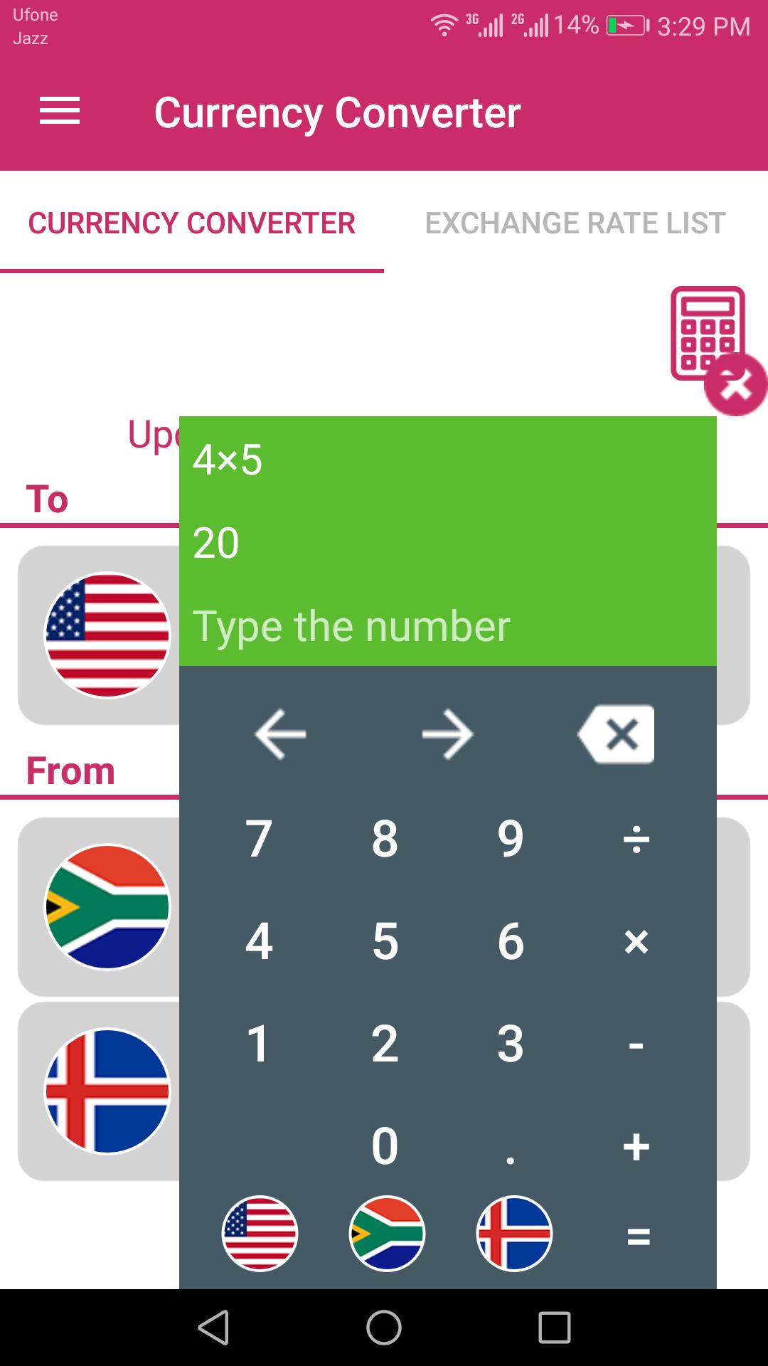 US Dollar To South African Rand and ISK Converter for Android - APK Download