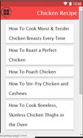 Chicken Recipe in English capture d'écran 1