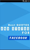 Best Quotes and Status for Facebook Affiche