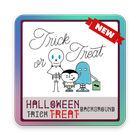 Halloween Trick Treat Background icône