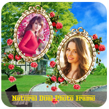 Natural Dual Photo Frame Zeichen