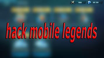 Cheats For Mobile Legends Hack - Prank! Plakat