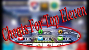 Cheats For Top Eleven Hack - Prank! Affiche