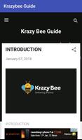 Krazybee Guide captura de pantalla 1