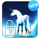 pantalla de bloqueo mítico unicornio icono