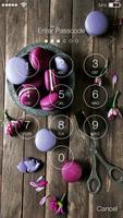 Macaron Cake Lock Screen اسکرین شاٹ 1