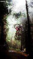 Downhill MTB Lock Screen poster