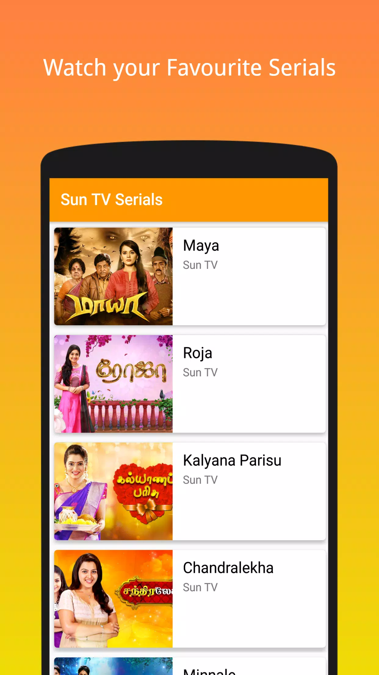 Sun TV Serials Tamil - 2018 | FREE APK pour Android Télécharger